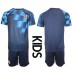 Billige Kroatien Børnetøj Udebanetrøje til baby VM 2022 Kortærmet (+ korte bukser)